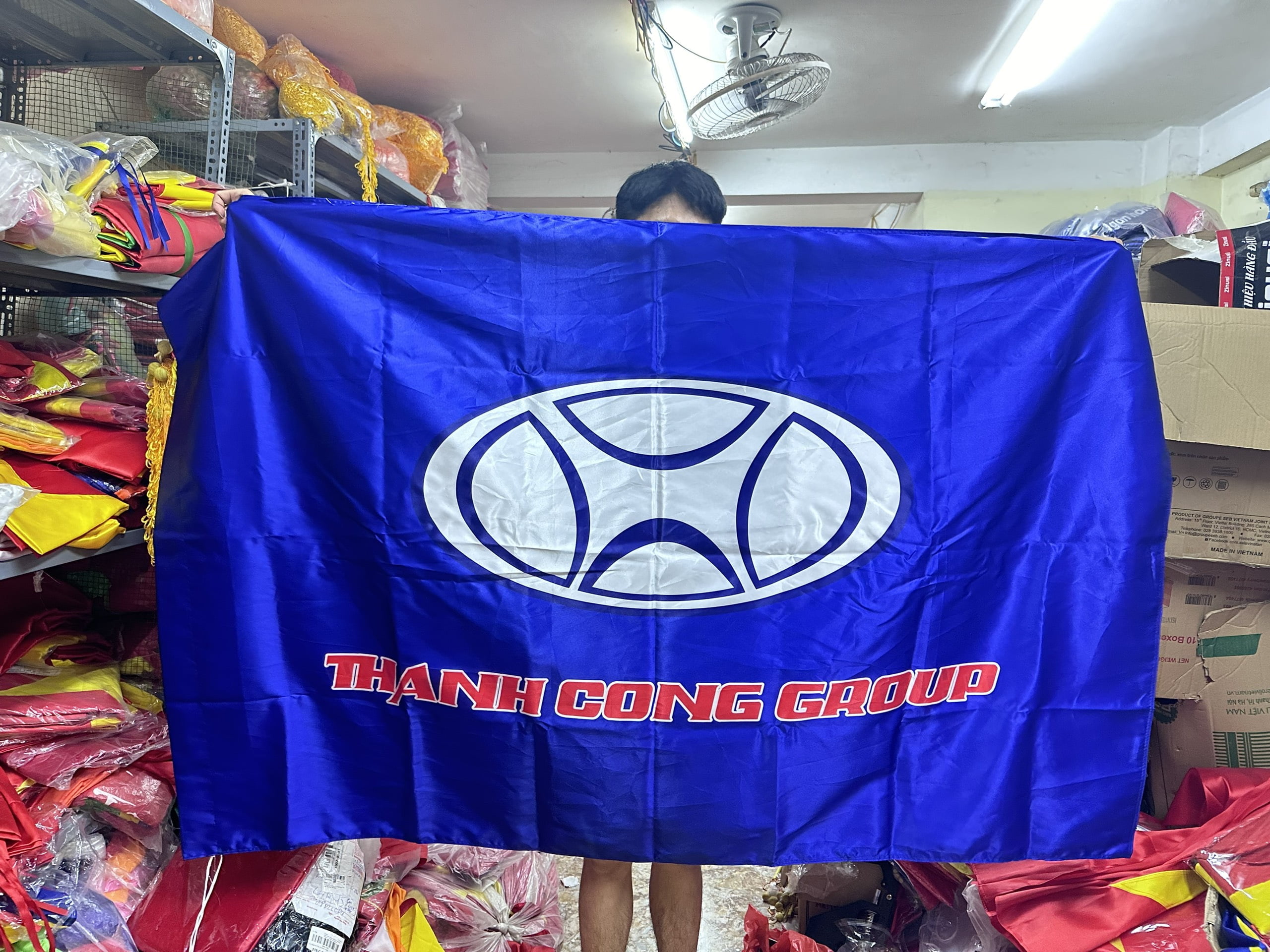 Giá in cờ - Xưởng May Cờ Hà Nội 3 in cờ theo yêu cầu