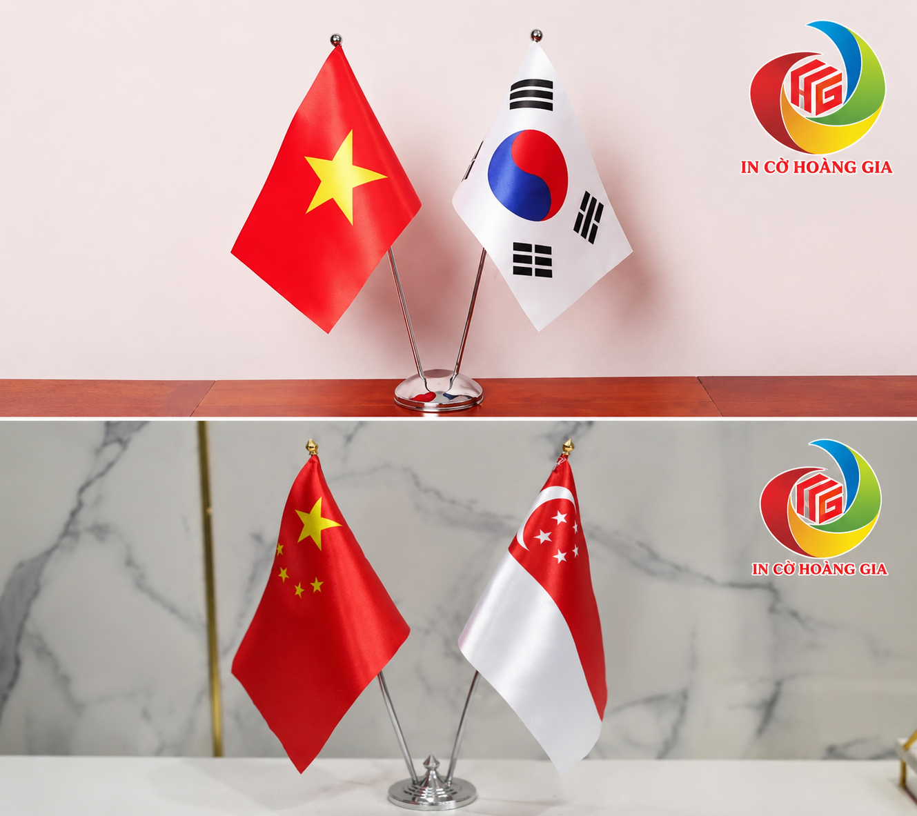Top 3 xưởng bán cờ để bàn ở Hà Nội