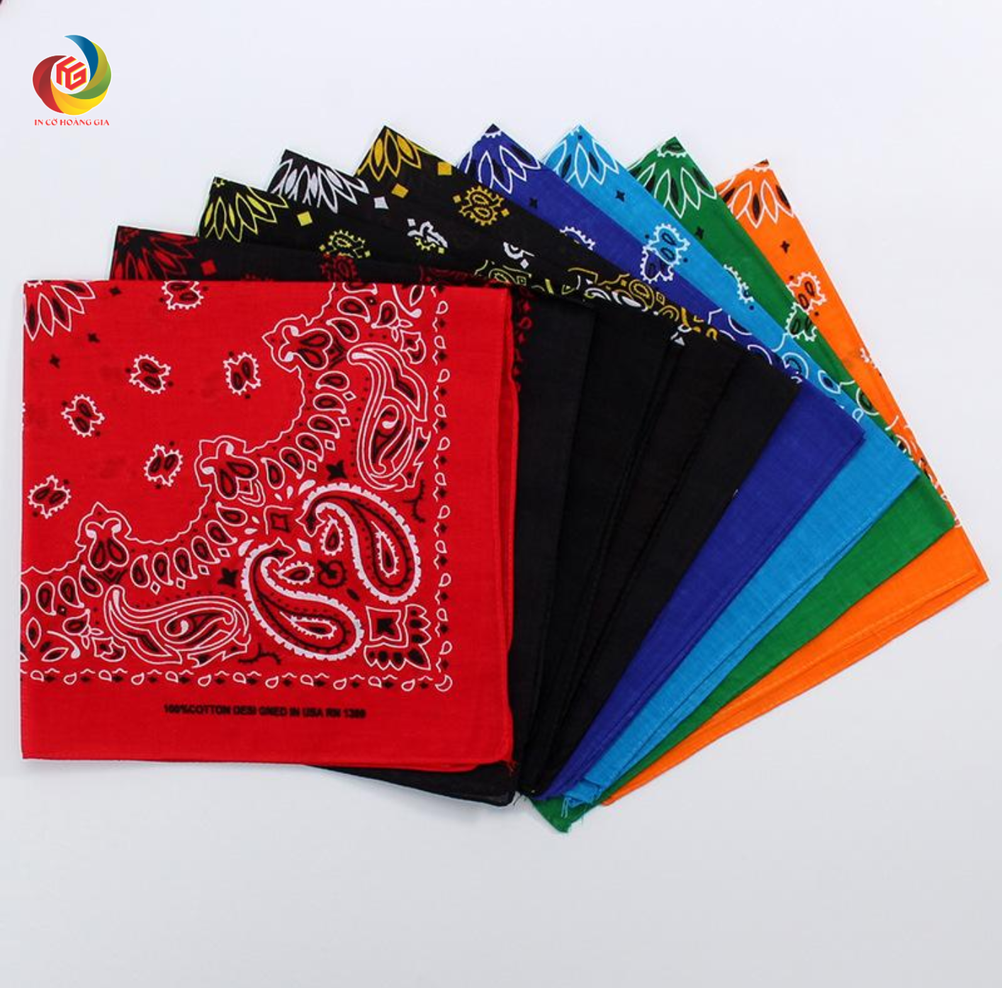 Khăn Bandana đội đầu 5 Khăn Bandanan đội đầu
